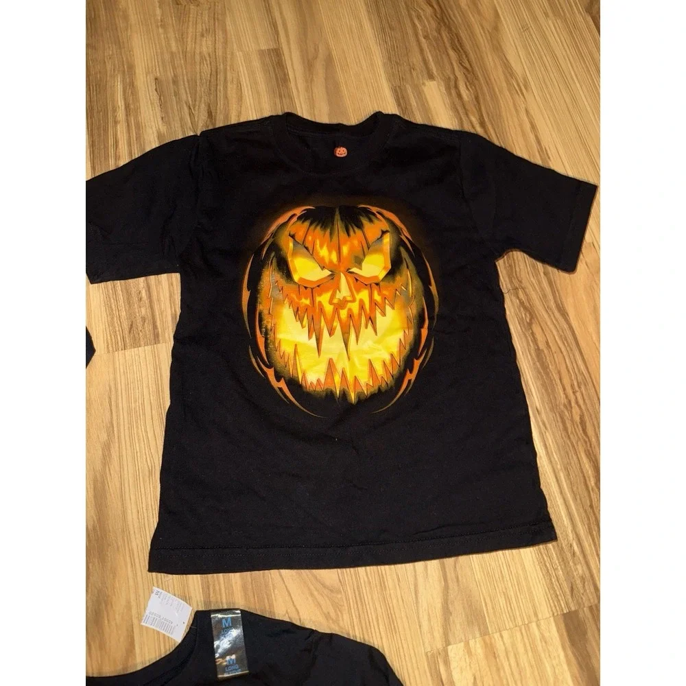 Halloween Boys Sz 8 Clothes Lot‎ PJs Pajamas Graphic Tee T-shirts